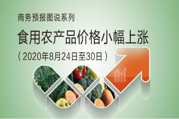 商务预报 | 图解全国食用农产品市场价格（2020年8月24日至30日） 